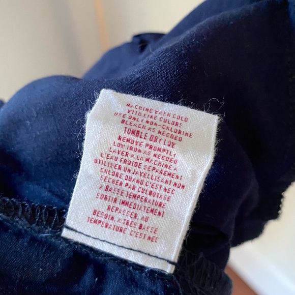 Navy blue polka dot lounge pants - Picture 5 of 6